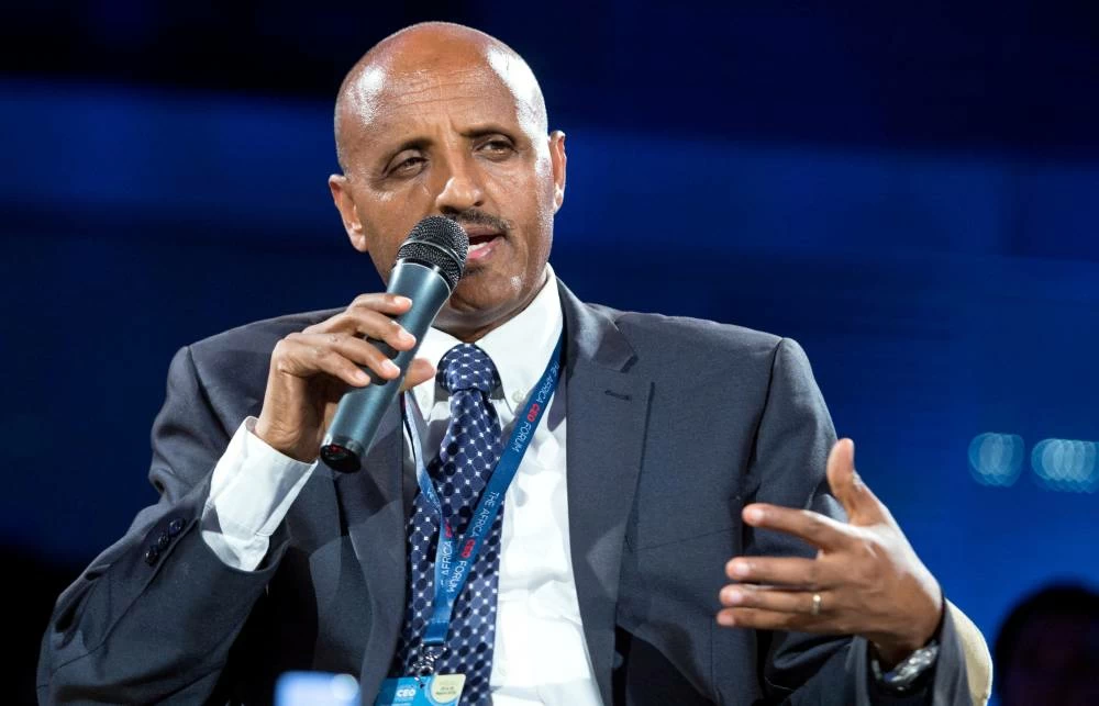 Ethiopian Airlines Chief Executive Officer Tewolde Gebremariam speaks at the Africa CEO Forum in Kigali, Rwanda March 25, 2019. (Reuters)