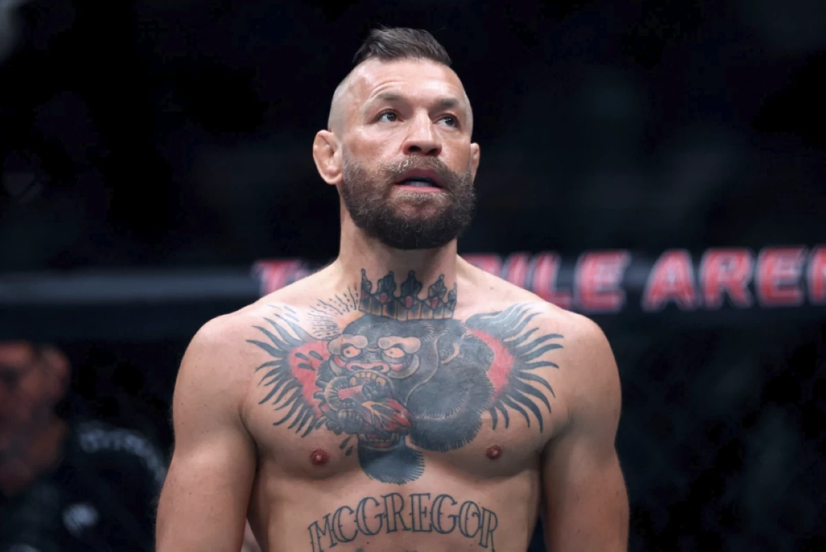 Fighting for the first time since 2021, McGregor appeared to sustain the injury when he opened his fight against Holloway at UFC 329 in Las Vegas with a flying kick. Picture credit: Reuters