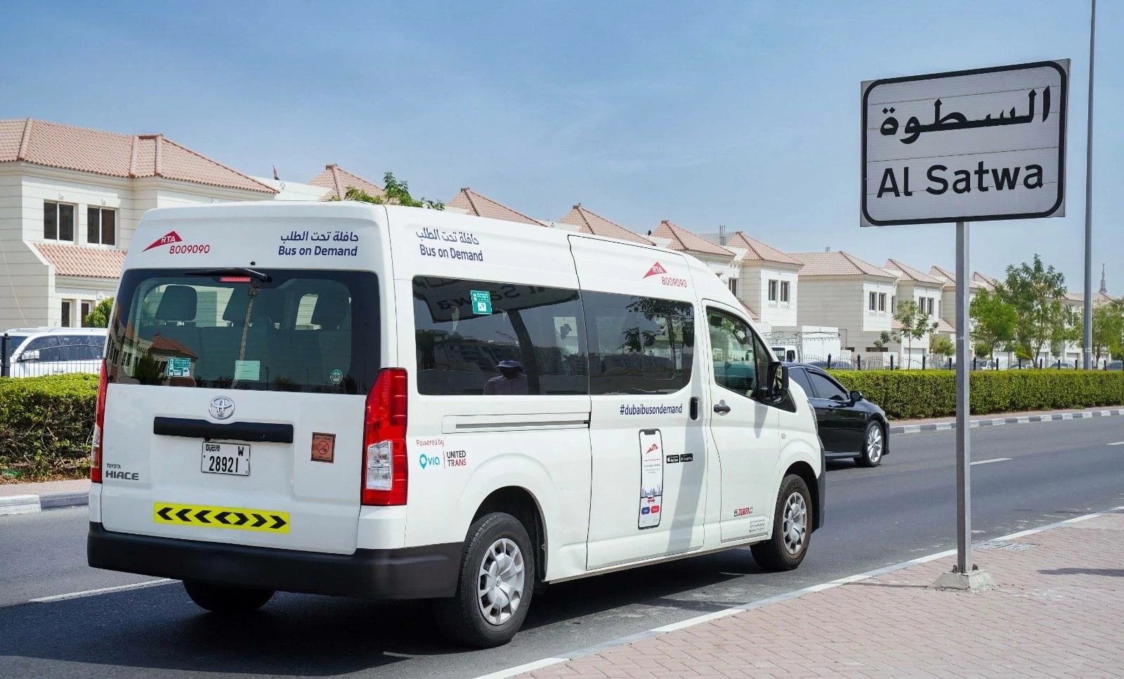 RTA’s Bus on Demand service, which was launched in 2020, allows commuters to book a bus to travel within specific service areas.
Photo credit: RTA
