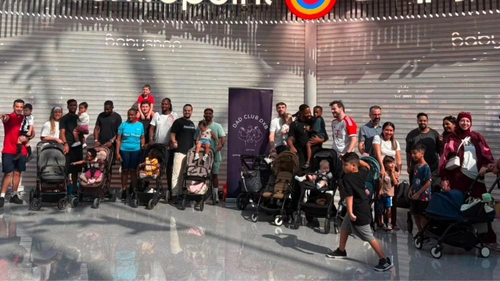 The Dad Club DXB enjoys participating in the Dubai Mallathon. The group walks together and then ends the meet-up with breakfast at the mall. Picture credit: Supplied