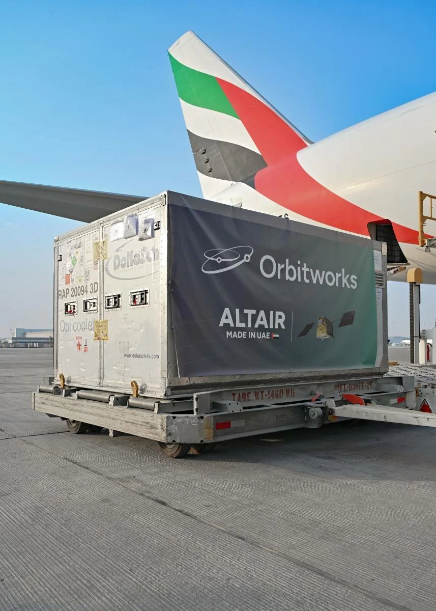 Badr Abbas, Divisional Senior Vice President of Emirates SkyCargo, said: “Emirates SkyCargo is proud to support Orbitworks at this significant moment and contribute to the UAE’s growing reputation as a global hub for innovation, advanced technologies and specialised logistics."