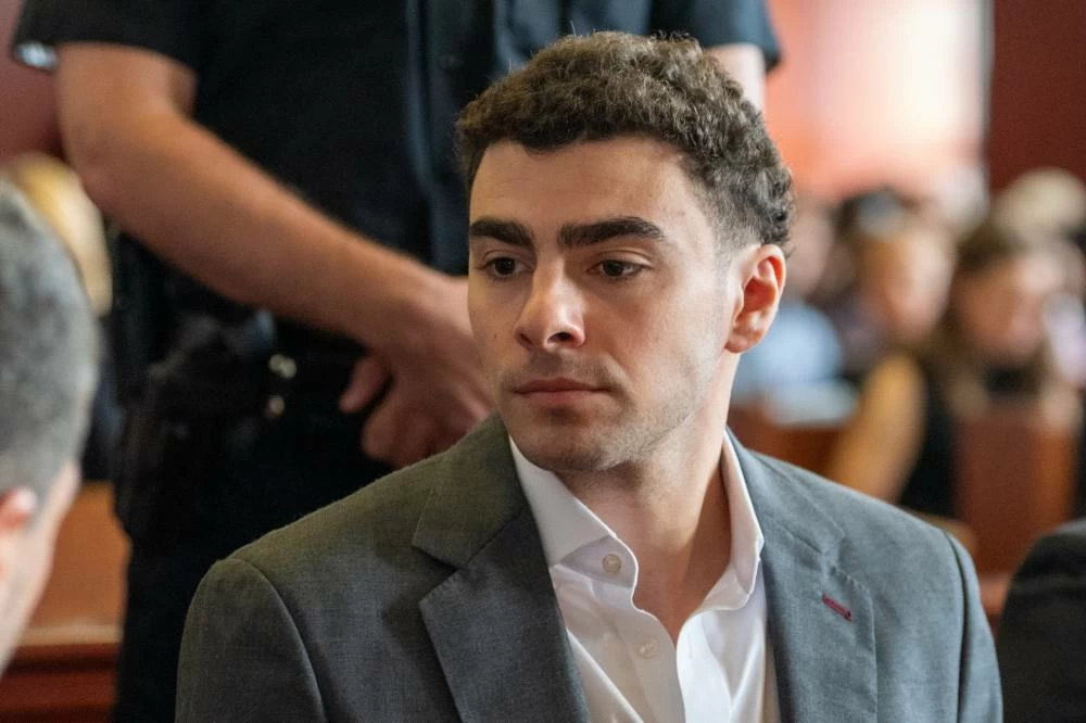 Luigi Mangione appears for a pre-trial hearing at Manhattan Criminal Court in New York, on Tuesday, Aug. 11, 2026. (AP)