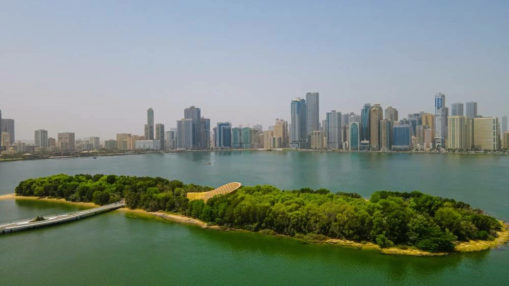 Sharjah (pictured) and Dubai will peak at 45°C today as humidity rises. Picture for illustrative purposes. Picture credit: Unsplash