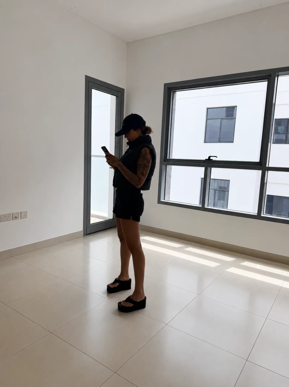 Pasco in her new Dubai apartment – a milestone that means far more than simply having a place of her own, after arriving in the city alone just four months ago.