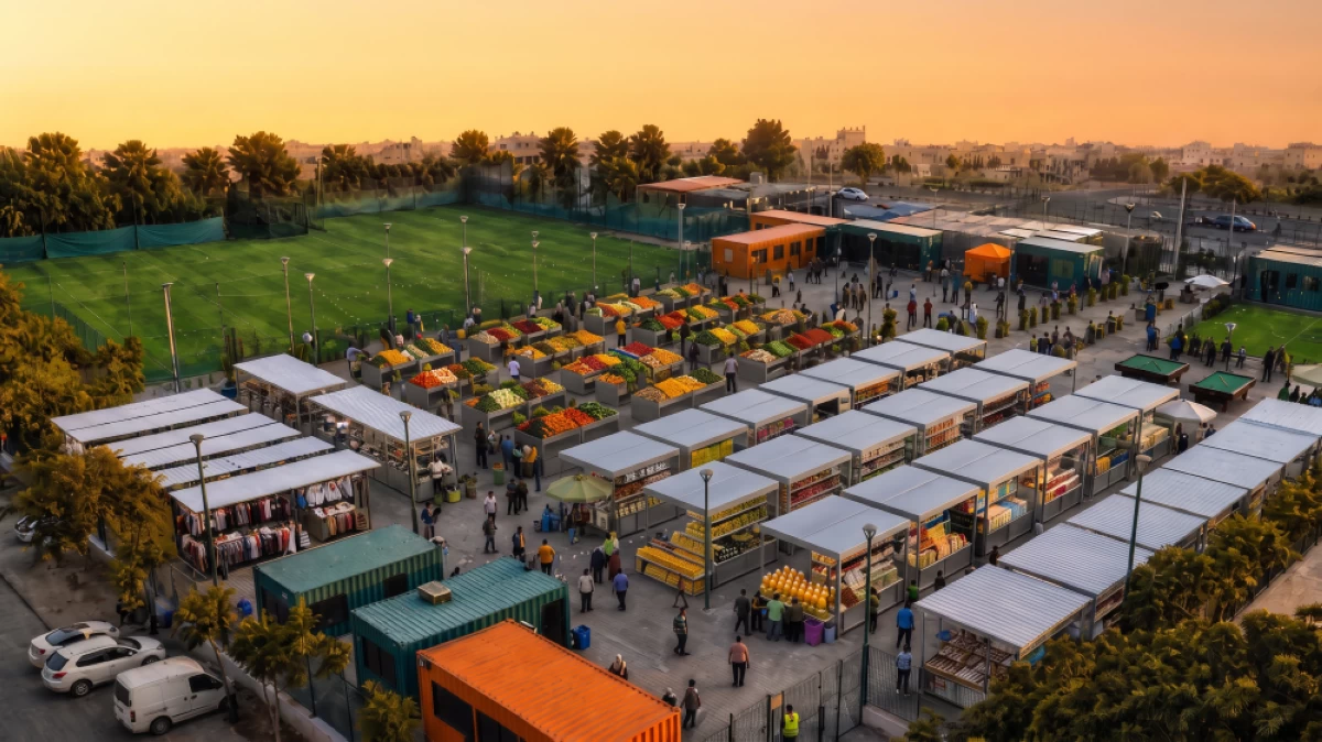 The three operational markets feature a total of 866 kiosks and stalls, providing workers with an integrated community experience that brings together shopping, services, awareness initiatives, sports and recreational activities in one location.
Photo credit: Supplied
