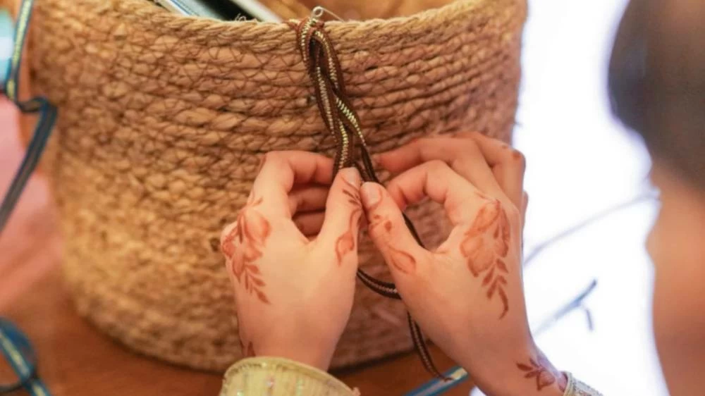 Talli embroidery is a traditional craft, and one of many featured at the event. Picture for illustrative purposes. File photograph.
