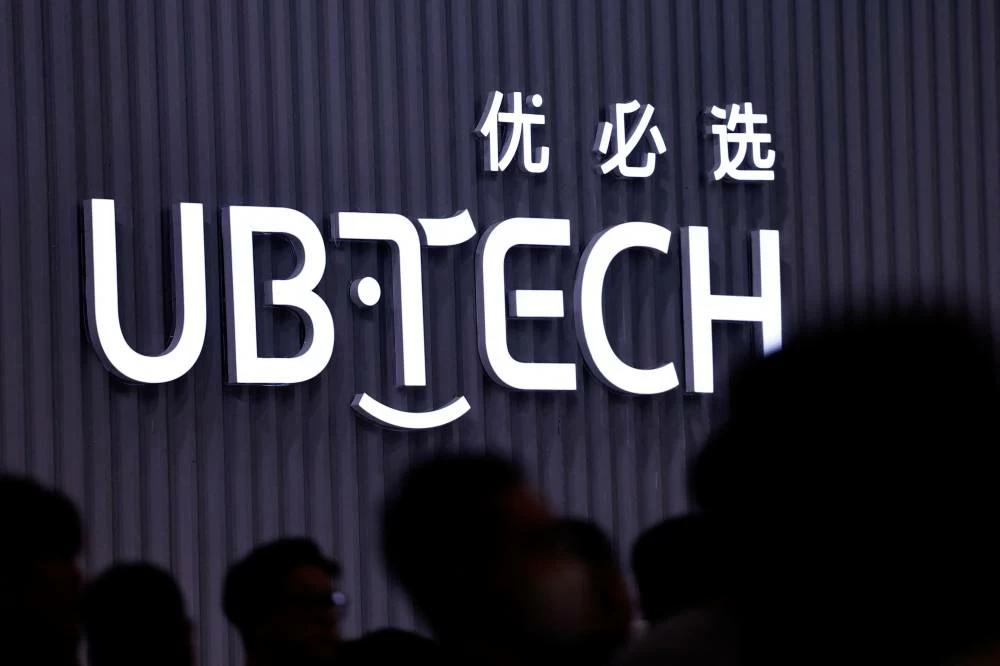 A sign of UBTech at the company's booth during the 2026 World Robot Conference, in Beijing, China August 19, 2026.(Reuters)