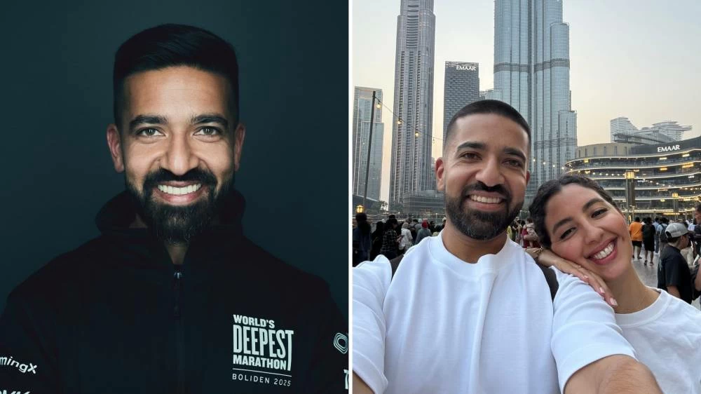 Faheem Chaudhry and his wife Asmaa moved to Dubai less than two weeks ago. Picture credit: Supplied