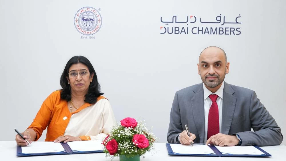As part of the agreement, the two parties will organise joint business events to showcase promising business and investment opportunities, exchange market insights, and strengthen cooperation between the business ecosystems in Dubai and Karnataka. (Supplied photo)