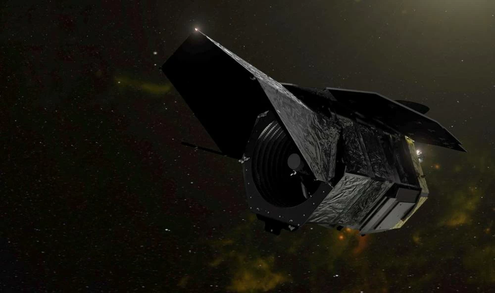 An illustration shows NASA's Nancy Grace Roman Space Telescope in orbit, released on August 20, 2026. REUTERS