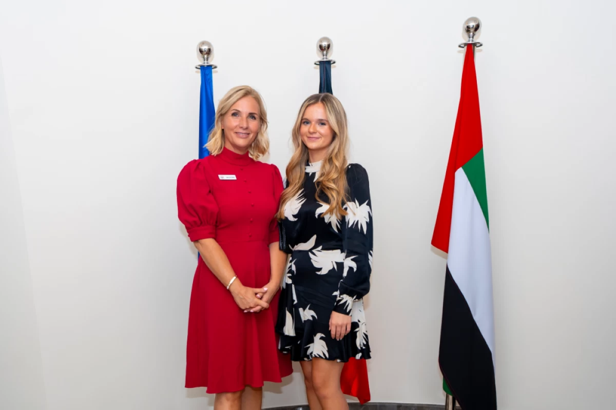 Inge Van Belle is also chairwoman of the BeNeLux Business Council, and is seen here with her daughter Julietta. Picture credit: Supplied