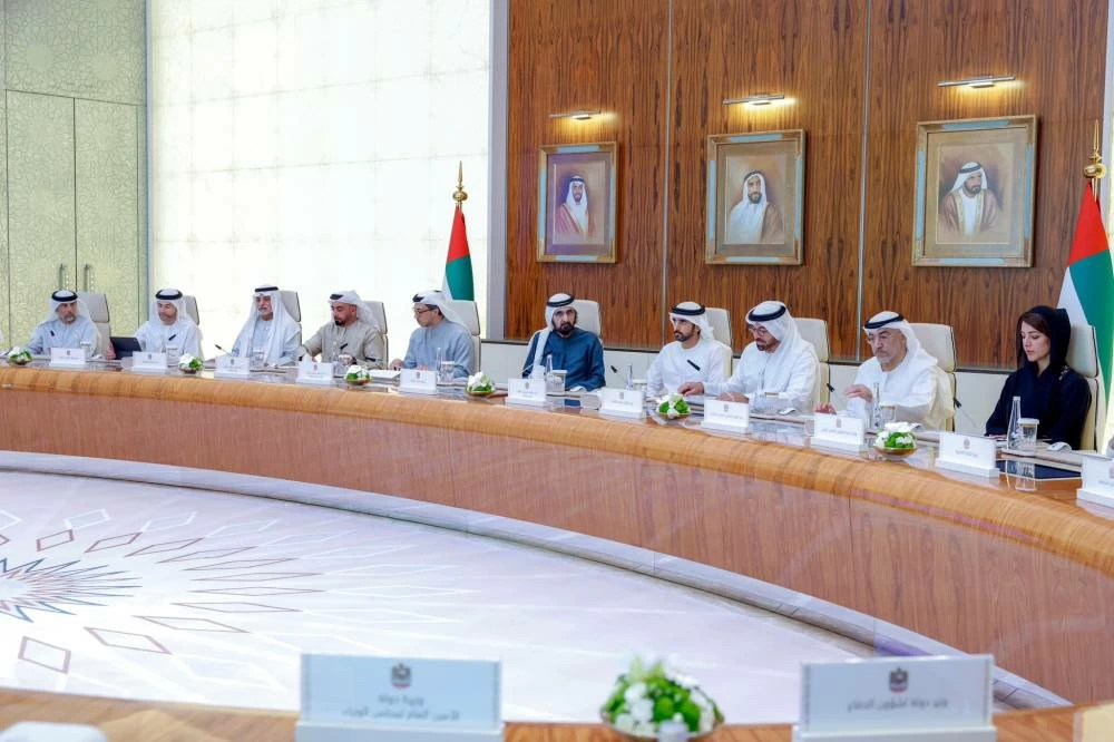 His Highness Sheikh Mohammed bin Rashid Al Maktoum chairs the Cabinet meeting.