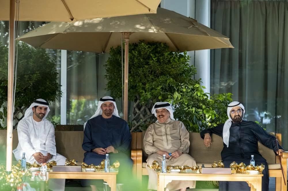 UAE President meets with King of Bahrain in the presence of Mohammed bin Rashid