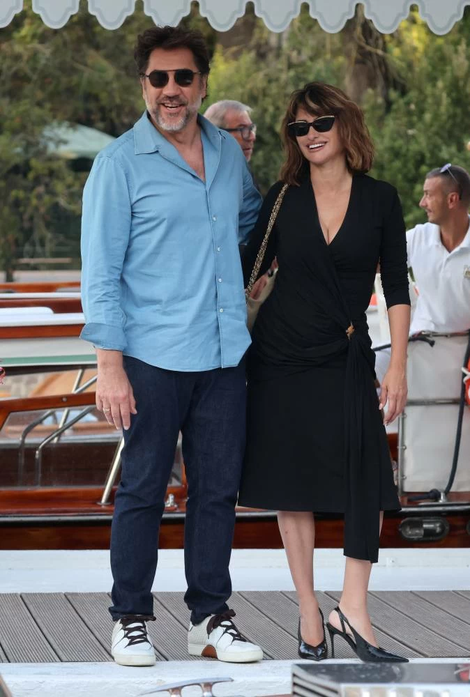 Actors Penelope Cruz and Javier Bardem attend the 83rd Venice Film Festival in Venice, Italy, September 7, 2026. REUTERS/Yara Nardi