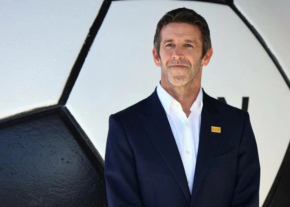 File photo: Apple CEO John Ternus attends the premiere of season four of the Apple TV series "Ted Lasso" at the Academy Museum in Los Angeles, California, U.S., July 27, 2026. (Reuters)