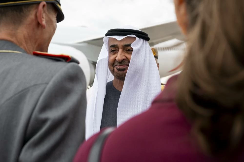 His Highness Sheikh Mohamed bin Zayed Al Nahyan is currently visiting the Federal Republic of Germany, marking the first-ever state visit by a President of the United Arab Emirates (UAE). Picture credit: WAM