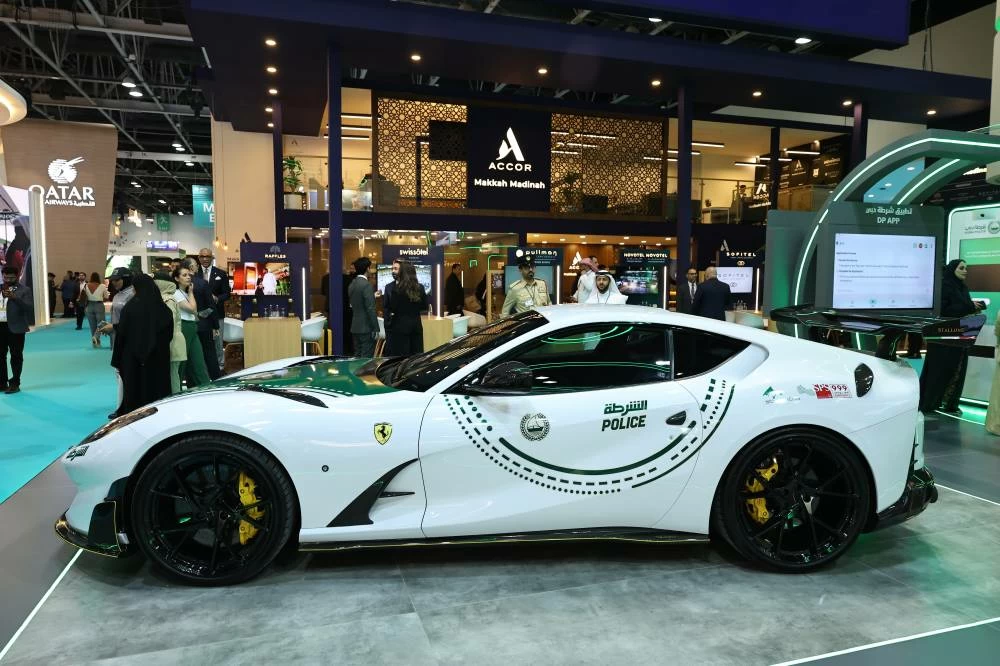 Dubai Police’s new Mansory Ferrari 812 Superfast delivers up to 800 horsepower and can reach a top speed of 345km/h.