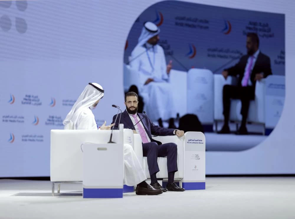 President Al-Sharaa highlighted the deep fraternal ties between the UAE and Syria. Picture credit: Dubai Media Office