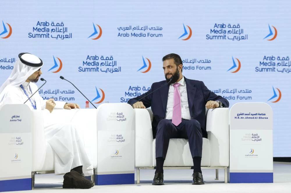 Stability today, President Al-Sharaa stressed, serves not only Syria but the entire region and advances the shared interests of all. Picture credit: Dubai Media Office