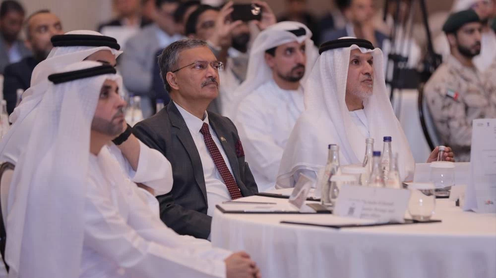 Ambassador of India Dr. Deepak Mittal highlighted the evolving India-UAE defence relationship, emphasising its transition from traditional defence diplomacy towards deeper industrial collaboration and co-development. Picture credit: WAM