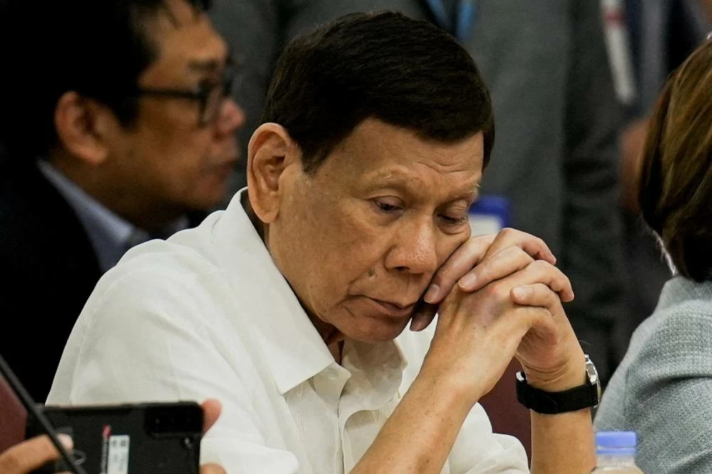 File photo: Former Philippine President Rodrigo Duterte attends the House Quad Committee hearing, at the House of Representatives, in Quezon City, Metro Manila, Philippines, November 13, 2024. (Reuters)