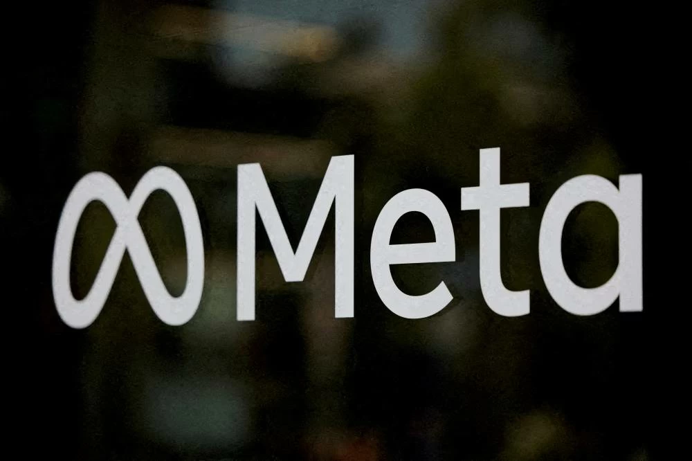 The logo of Meta at the Meta Lab in Los Angeles, California, U.S. Picture credit: Reuters