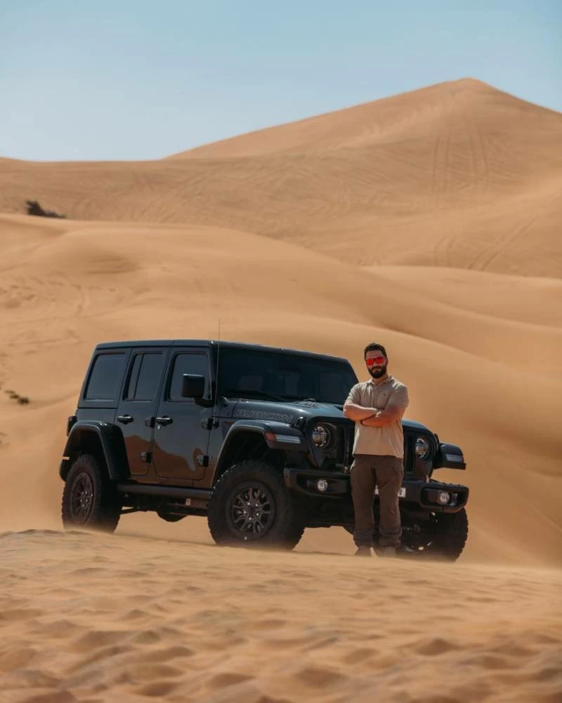 Wael Joumaa, a Lebanese entrepreneur, who has lived in Dubai for 14 years, first saw Tal Moreeb in 2014, and still remembers being amazed by the sheer size of it. Picture credit: Supplied