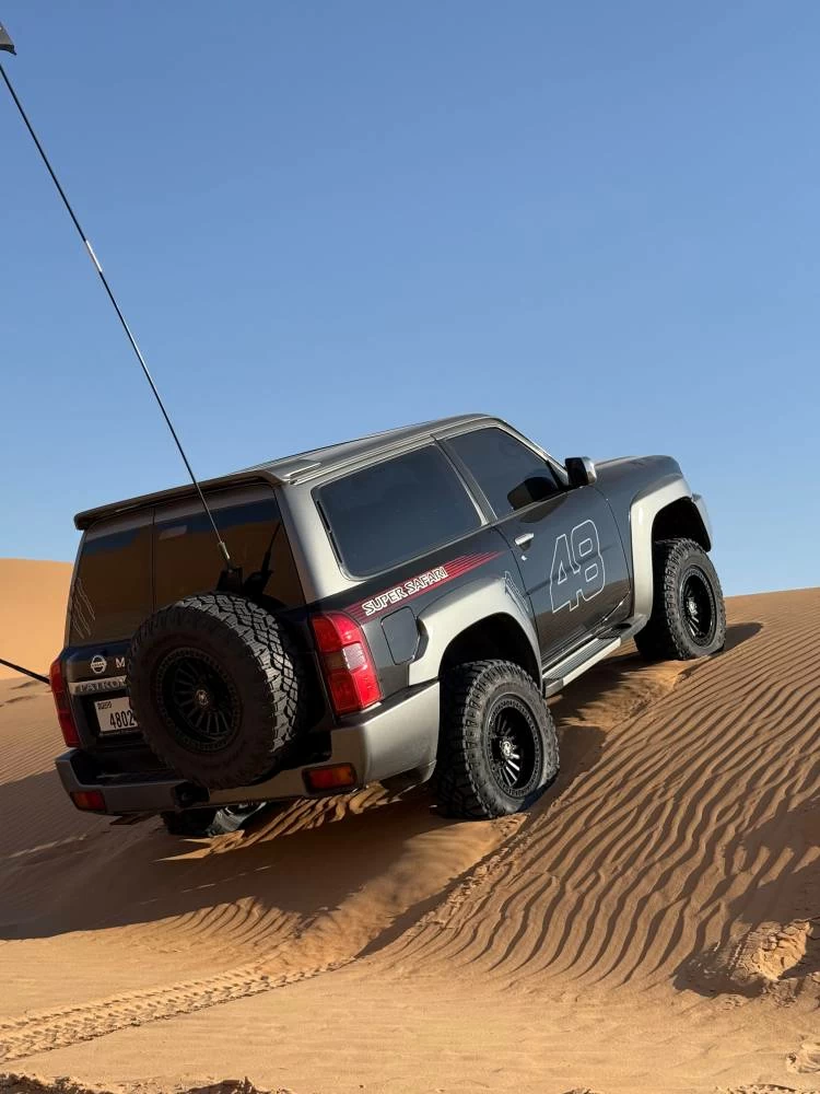 El Lakis said he loves summiting dunes in Liwa. Picture credit: Supplied