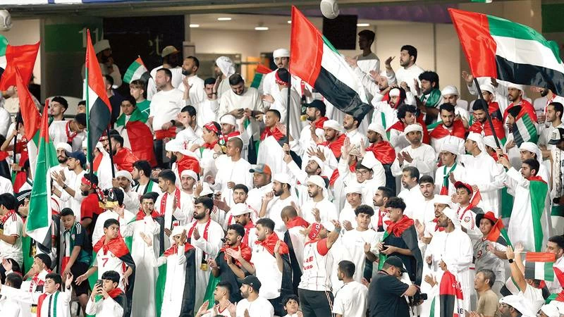 Twenty-five members of the UAE National Team Supporters' Association will depart from Abu Dhabi International Airport tomorrow for Jeddah ahead of the UAE's participation in the Gulf Cup 27, which will be held in Saudi Arabia from 23 September to 6 October. Picture: Salim Khamis