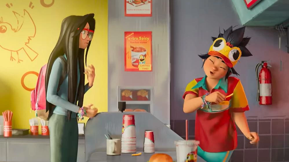 Screengrab from a YouTube trailer of Forgotten Island.