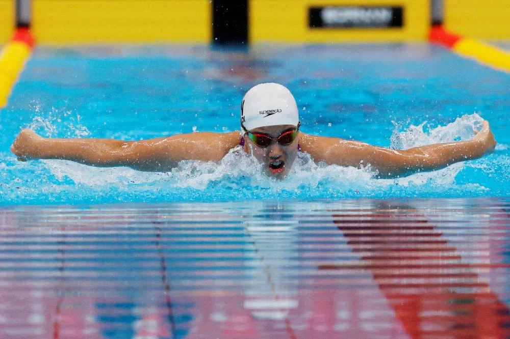 China's Zidi Yu in action during the Women's 200m Individual Medley Final (Reuters)