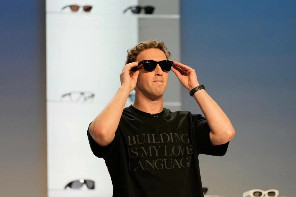 Meta CEO Mark Zuckerberg speaks during the Meta Connect conference, Wednesday, Sept. 23, 2026, in Menlo Park, Calif. Picture credit: AP