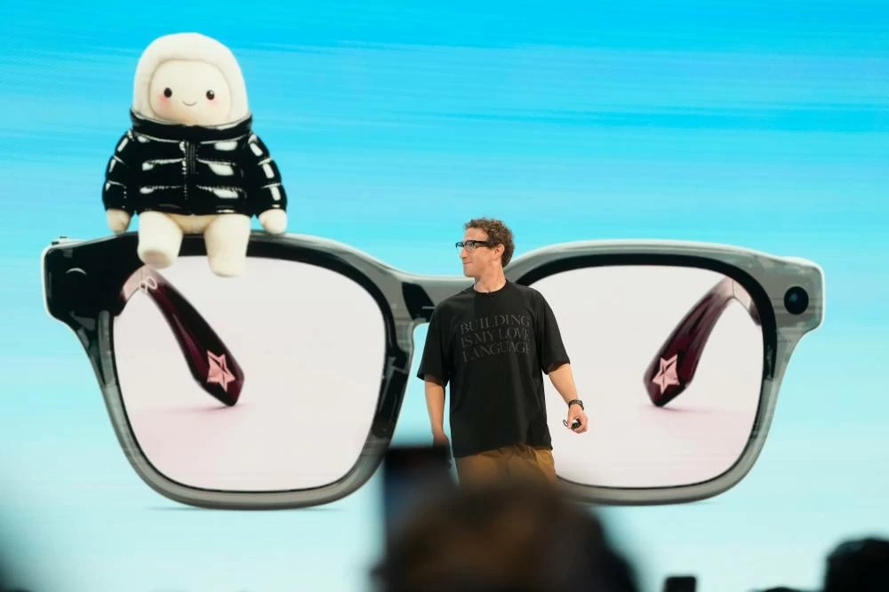 Meta CEO Mark Zuckerberg speaks during the Meta Connect conference, Wednesday, Sept. 23, 2026, in Menlo Park, Calif. Picture credit: AP