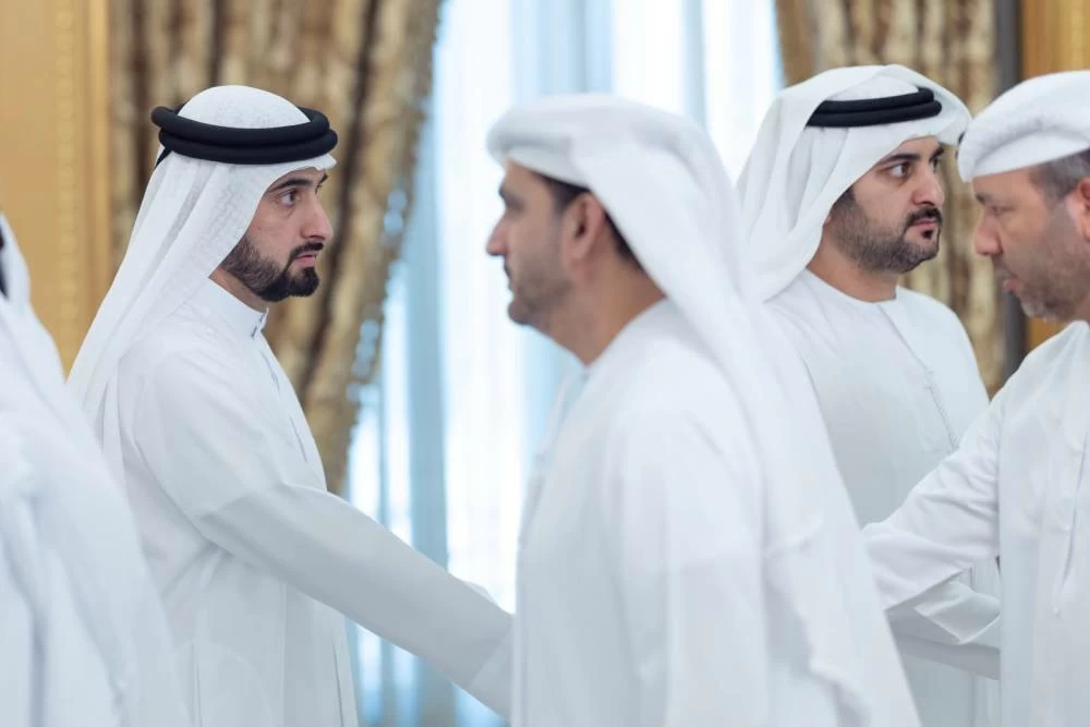 His Highness Sheikh Maktoum bin Mohammed bin Rashid Al Maktoum, and His Highness Sheikh Ahmed bin Mohammed bin Rashid Al Maktoum. Picture credit: GDMO