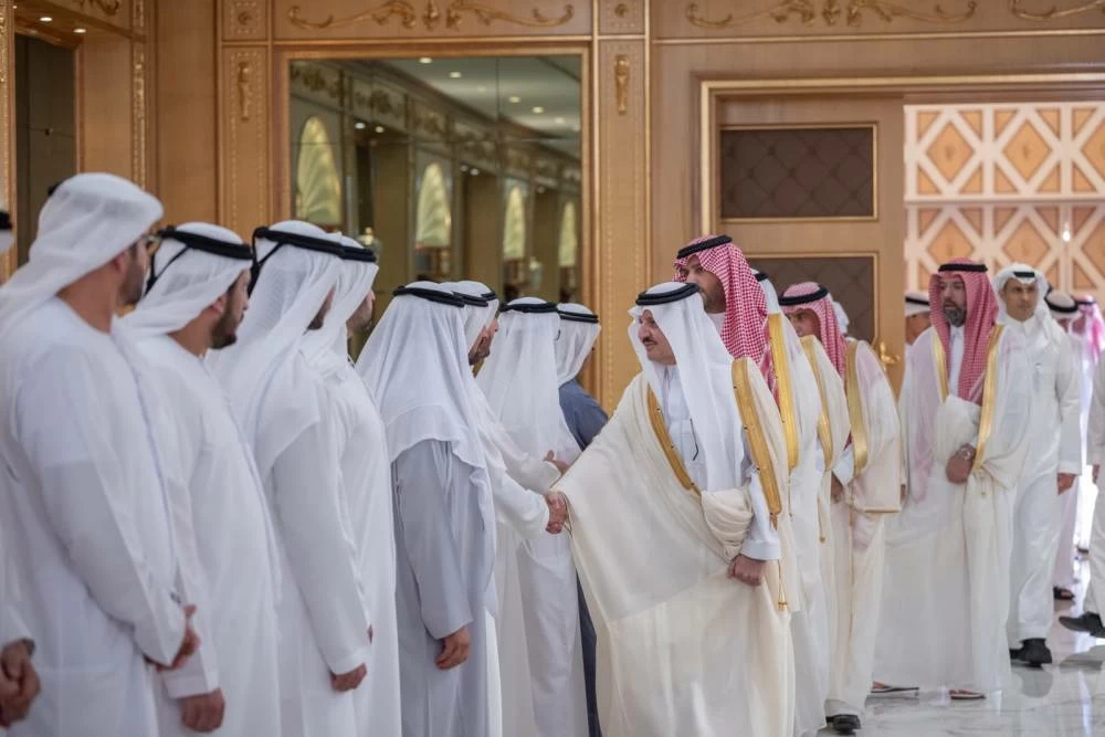 The condolences were conveyed to His Highness by a high-level Saudi delegation. Picture credit: GDMO