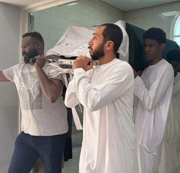 Large crowds attended Marwa's funeral in Dubai, expressing solidarity and grief over the loss of the mother and the family's sole breadwinner. Picture credit: Supplied