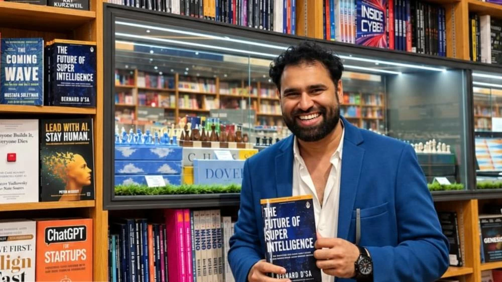 Bernard D'sa, who has authored 12 books, said seeing one of his books on a bookstore shelf "in a city where I was beginning a completely new chapter, felt quite surreal".