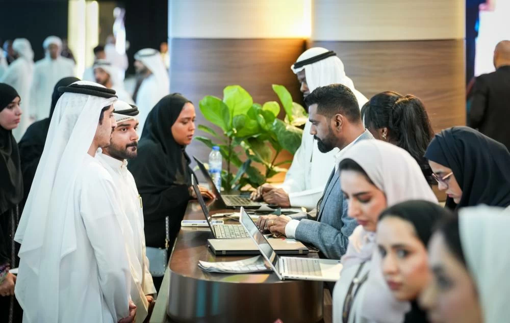 Through Get Hired, Emirati students, graduates and professionals can engage directly with recruiters and employers, discover available positions and learn more about careers across a wide range of industries. Picture credit: GDMO