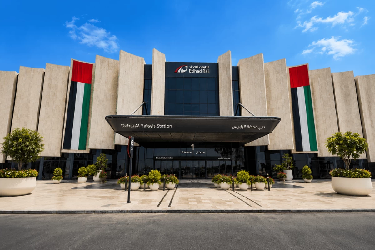 Etihad Rail Dubai Station Photo credit: Etihad Rail