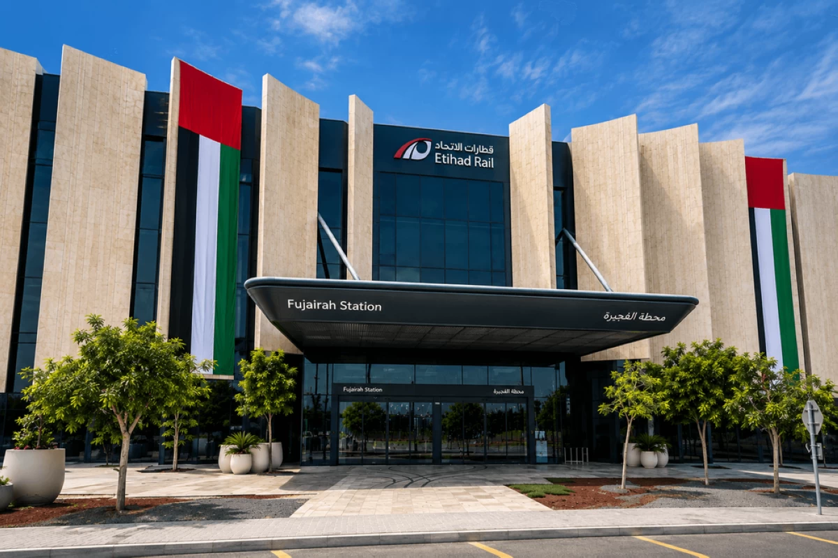 Etihad Rail Fujairah Station Photo credit Etihad Rail
