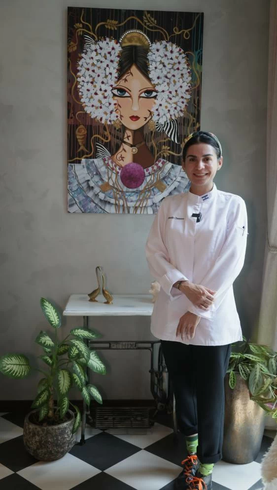 Chef Gabriela Chamorro is home. “Dubai is home,” she says with the look of a person who has finally found safe harbour. “If I have to choose 1,000 times where I want to live, that's going to be Dubai.” Picture: Abdullah Al Matrooshi