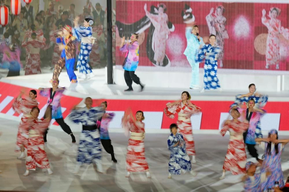 Closing ceremony for the Asian Games in Nagoya, Japan, Sunday, Oct. 4, 2026. AP