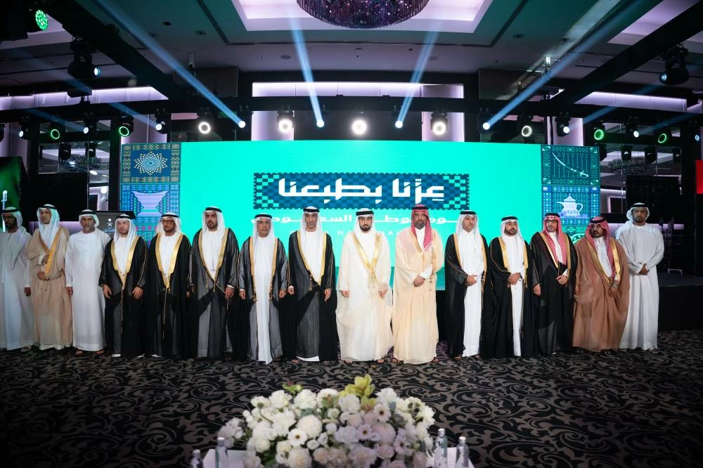 His Highness Sheikh Ahmed bin Mohammed bin Rashid Al Maktoum, Second Deputy Ruler of Dubai, attended a reception hosted by the Consulate General of the Kingdom of Saudi Arabia in Dubai to mark the Kingdom's 96th National Day.