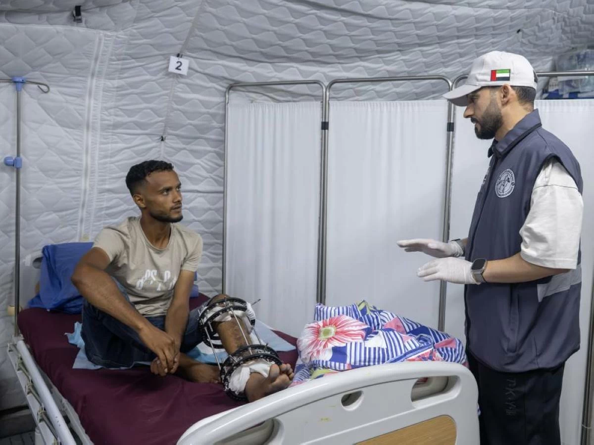 By December 2025, the UAE had evacuated approximately three thousand patients and their companions for treatment within the country. Picture credit: Supplied
