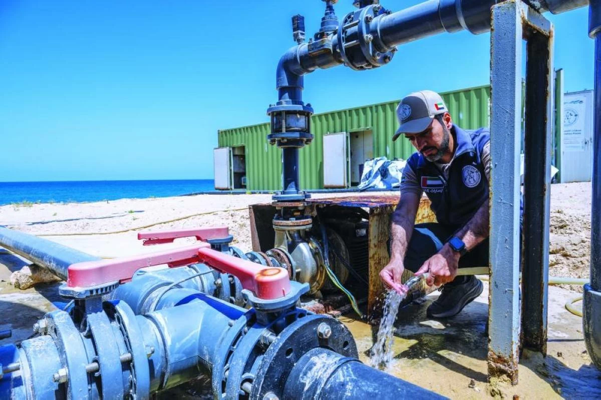 At first, aid arrived in boxes, on planes, and in trucks. Then it began to reach Gaza via a pipeline. Picture credit: Supplied