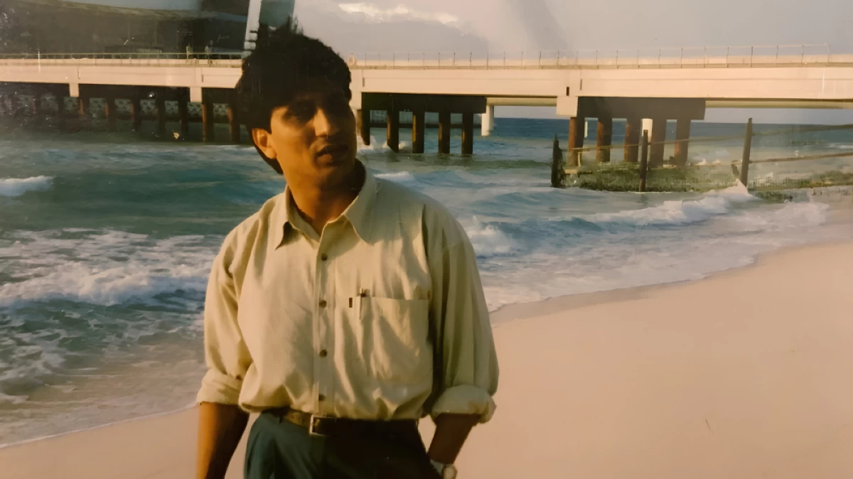 Early years: Tauseef Khan in his younger days. “We grew up with very simple resources. What I did have was a strong hunger to succeed, the blessings of my parents, and my faith,” says Khan.
