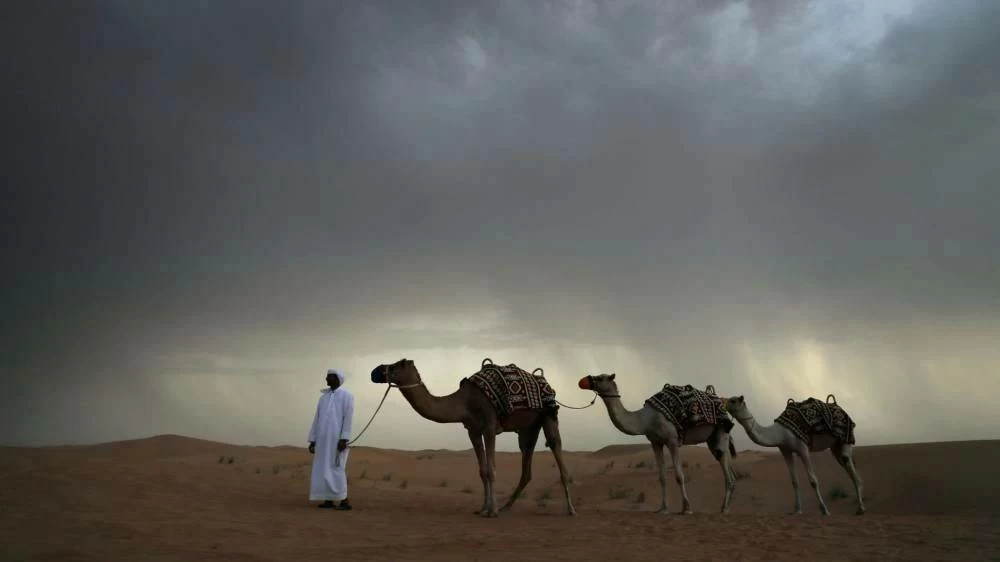 Areas like Al Samha in Abu Dhabi and the northwest parts of Al Ain could see scattered rain again – just as they did last evening. Picture for illustrative purposes. Picture credit: Unsplash