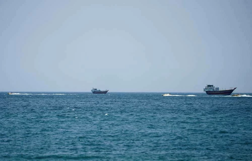 Vessels at the Strait of Hormuz on July 26, 2026. REUTERS