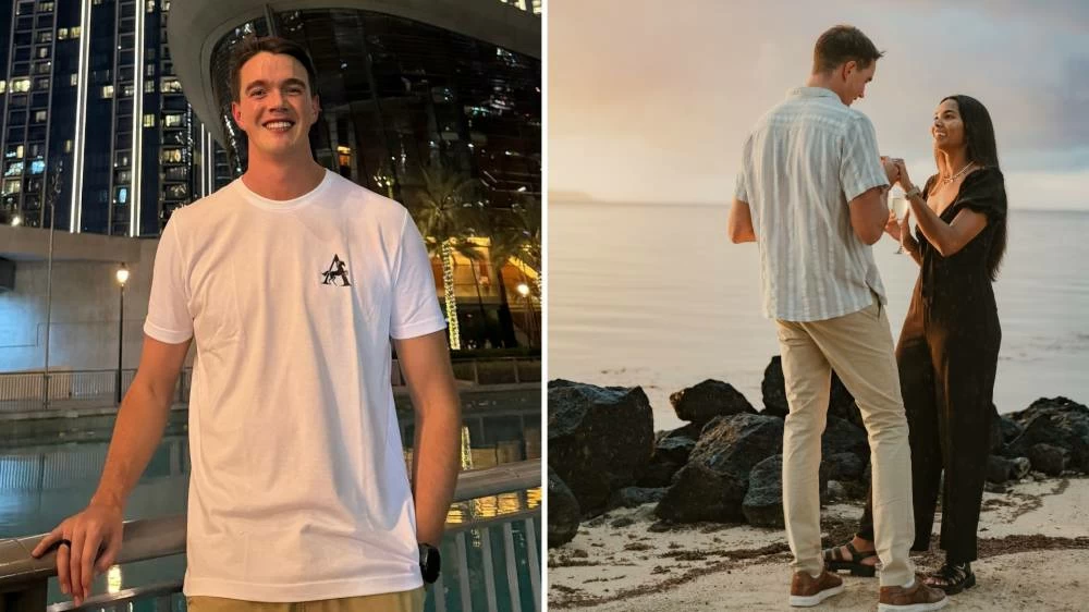 For 28-year-old forward deployment engineer Tiaan du Preez, a move to Dubai involved a lot of difficult choices, like saying goodbye to his fiancée, Mishka (pictured). Picture credit: Supplied