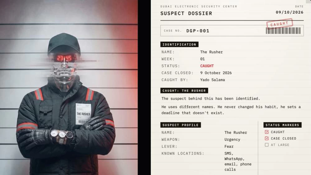 The campaign aims to help members of the community recognise common scam tactics and warning signs, while encouraging a simple and effective three-step habit before responding to anything suspicious: Pause. Verify. Don’t Get Played. Picture credit: DESC